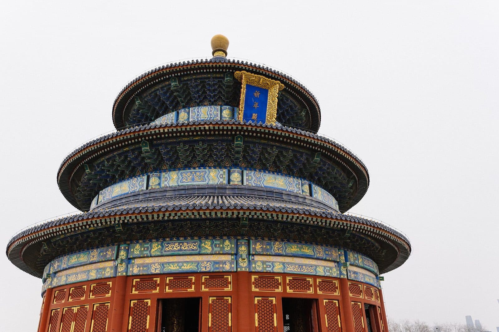 Blue-tiled Hall of Prayer for Good Harvests at the Temple of Heaven in Beijing