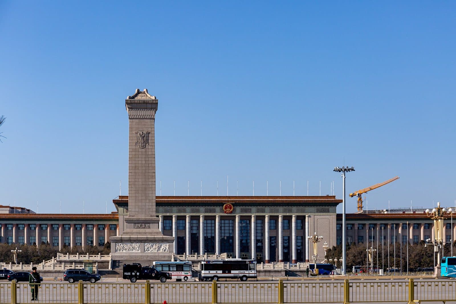 Monument to the People's Heroes in Tiananmen Square Beijing