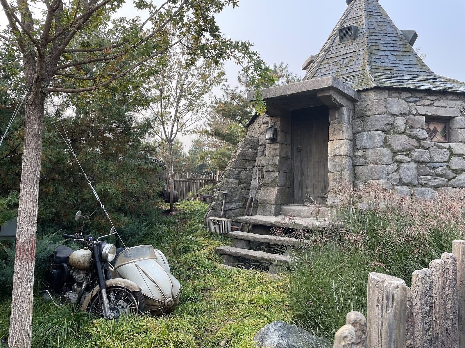 Hagrid's Hut attraction scenery at Universal Studios Beijing
