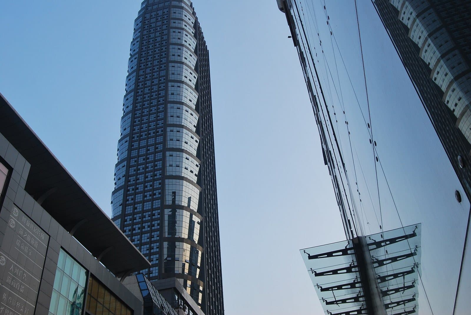 Liberation Monument and the Jiefangbei pedestrian district — view 2