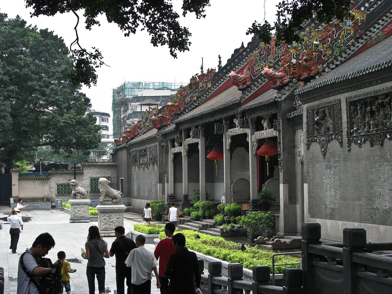 Ornate halls and carvings at Chen Clan Ancestral Hall — view 2