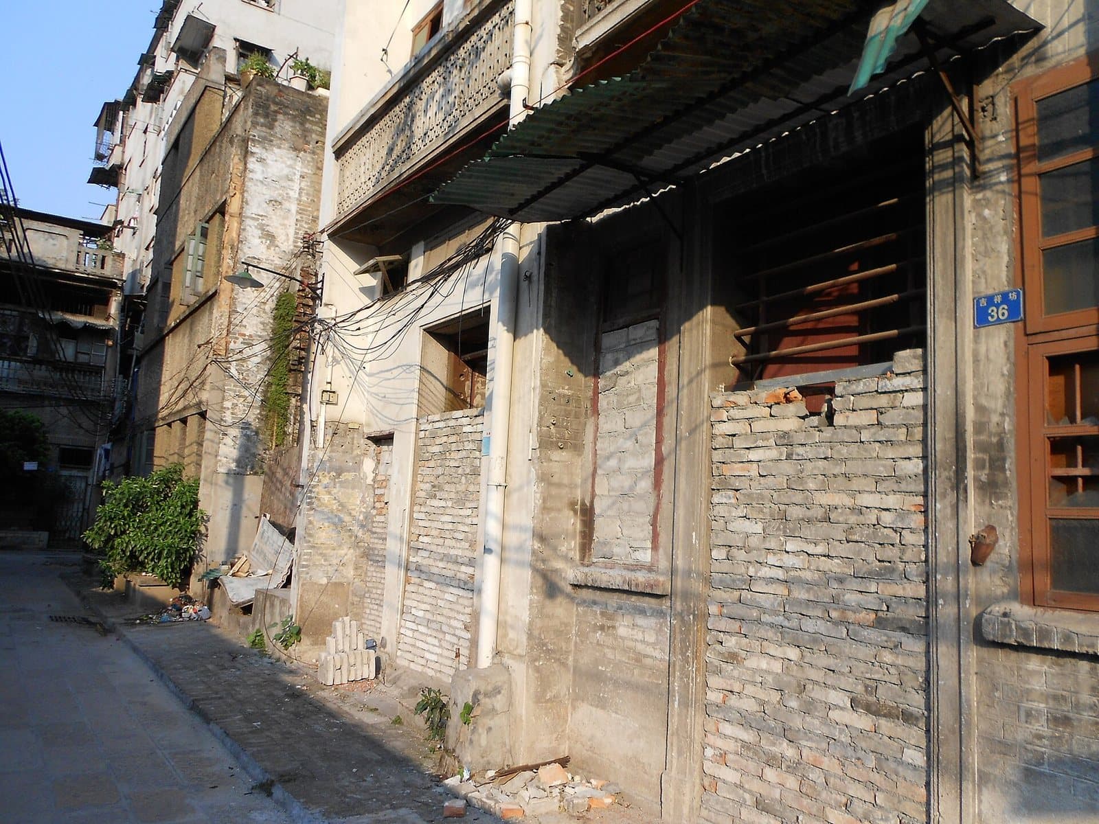 Xiguan lanes and restored architecture in Yongqing Fang — view 1