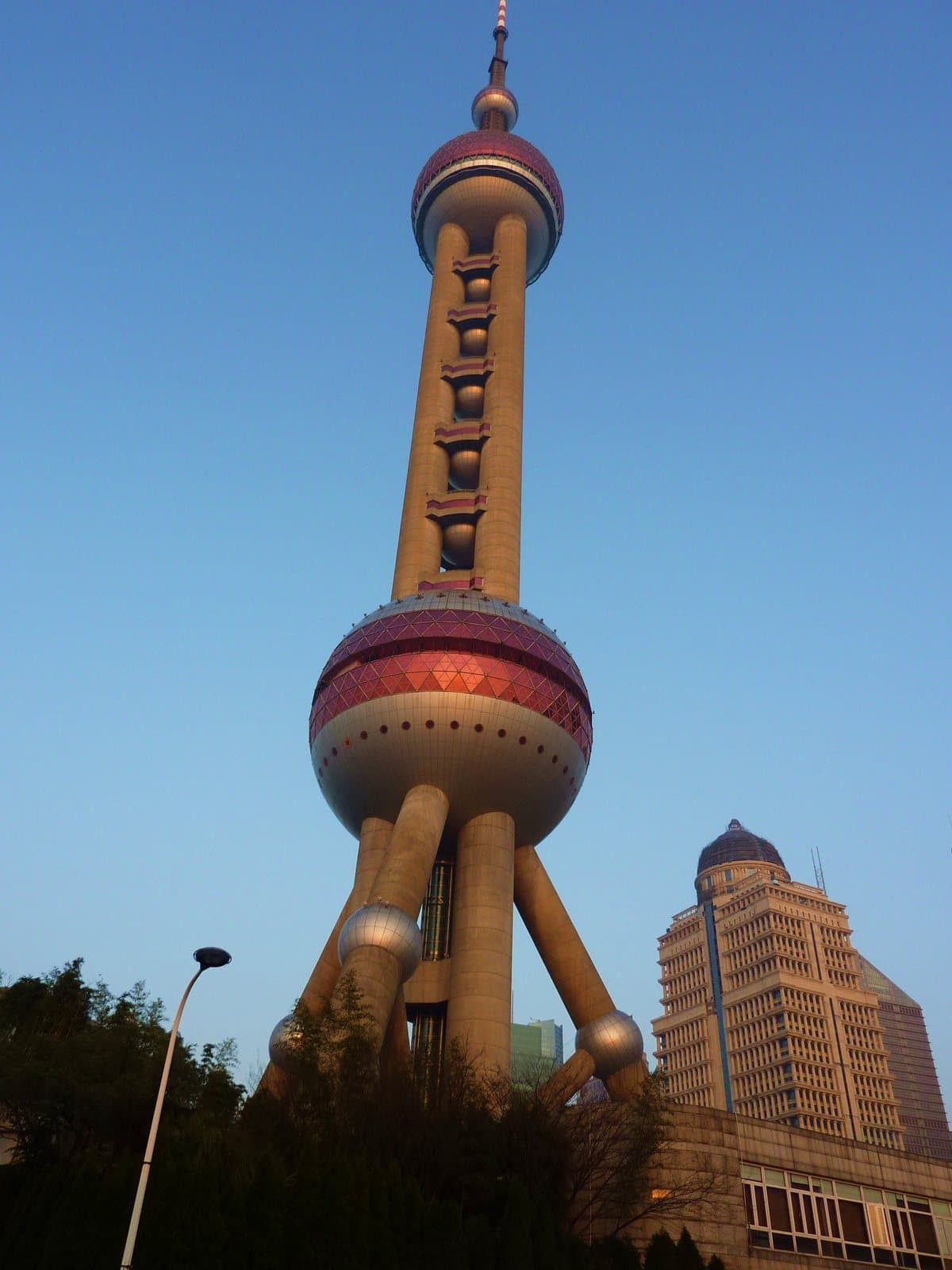 Oriental Pearl Tower in Shanghai's Lujiazui district — view 2