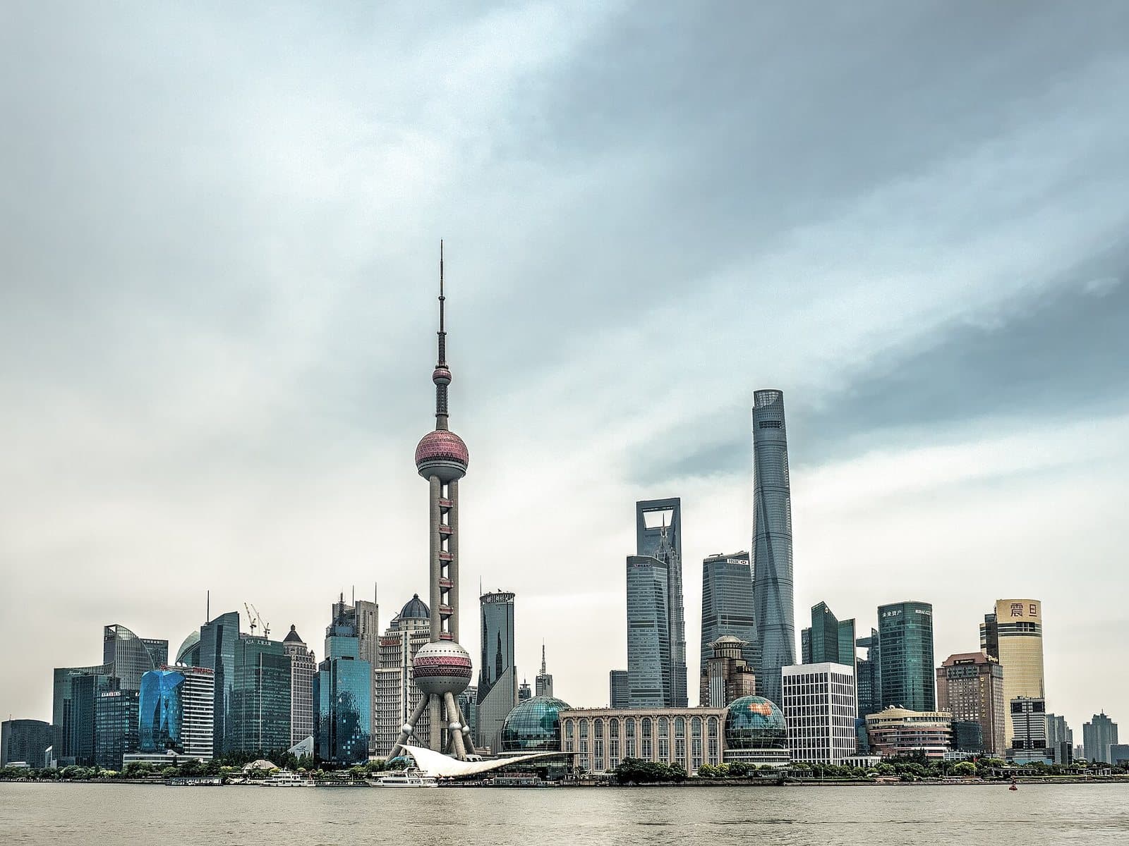 The Bund waterfront and Shanghai skyline — view 3