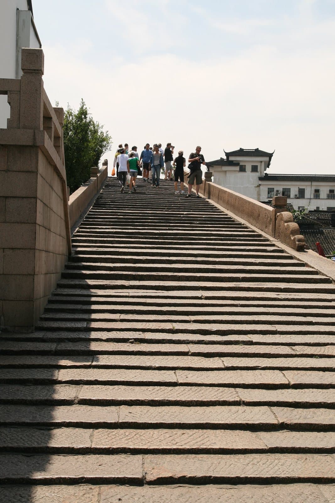 Canals, bridges and historic lanes in Zhujiajiao Water Town — view 1
