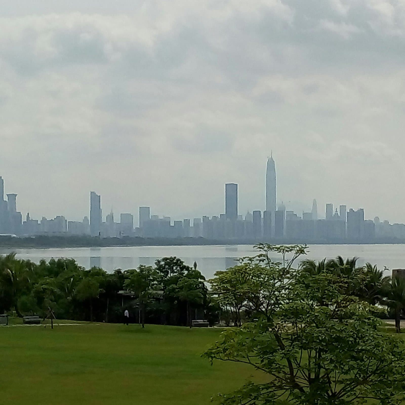 Waterfront paths and skyline views at Shenzhen Bay Park — view 3