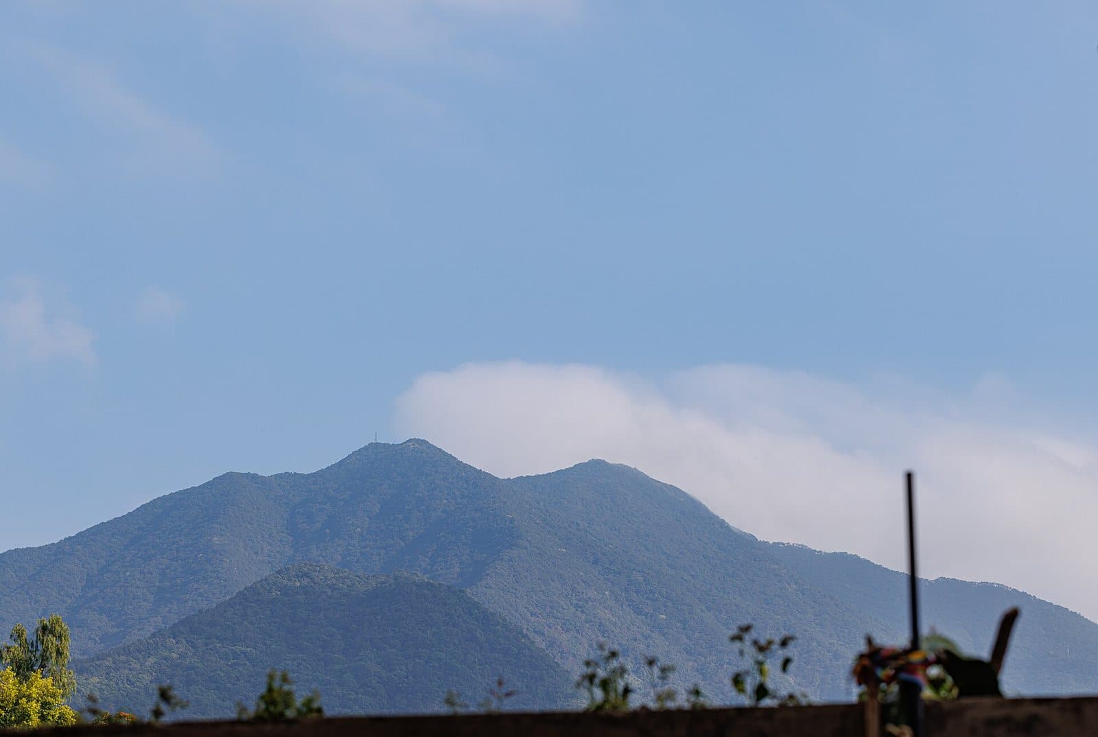 Mountain trails and views from Wutong Mountain in Shenzhen — view 2