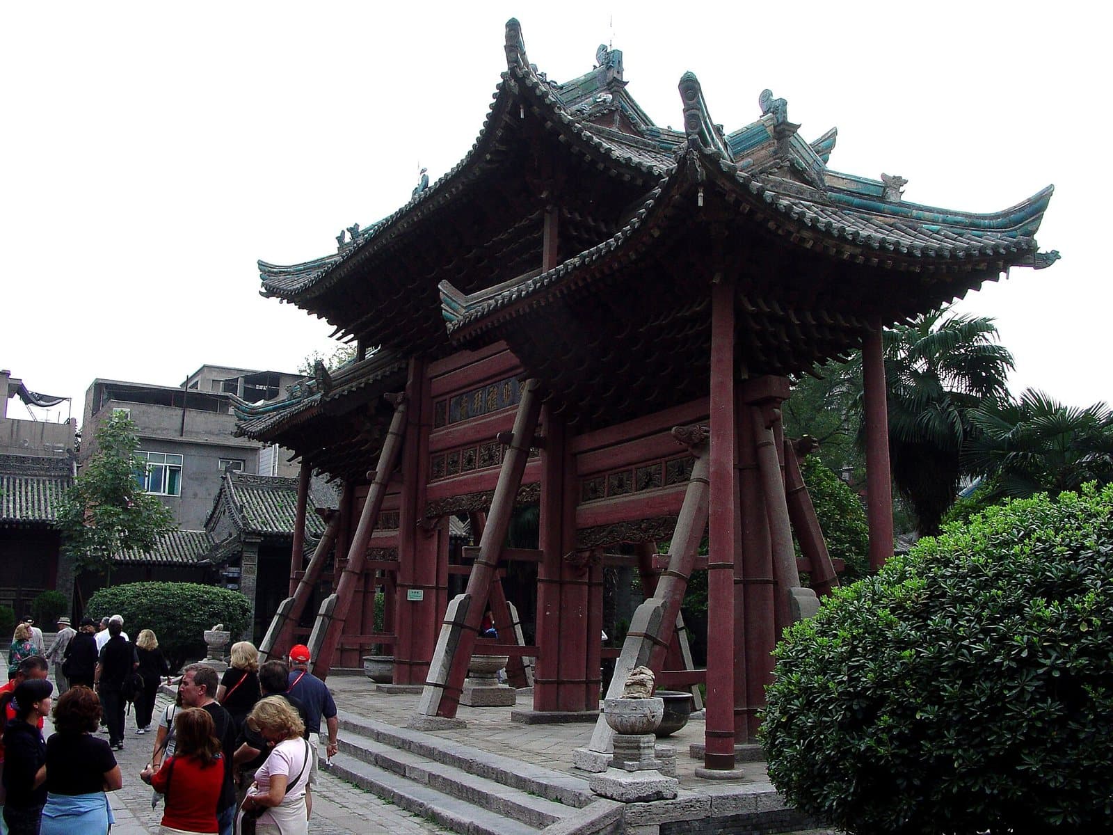 Chinese-style courtyards and halls at the Great Mosque of Xi'an — view 1
