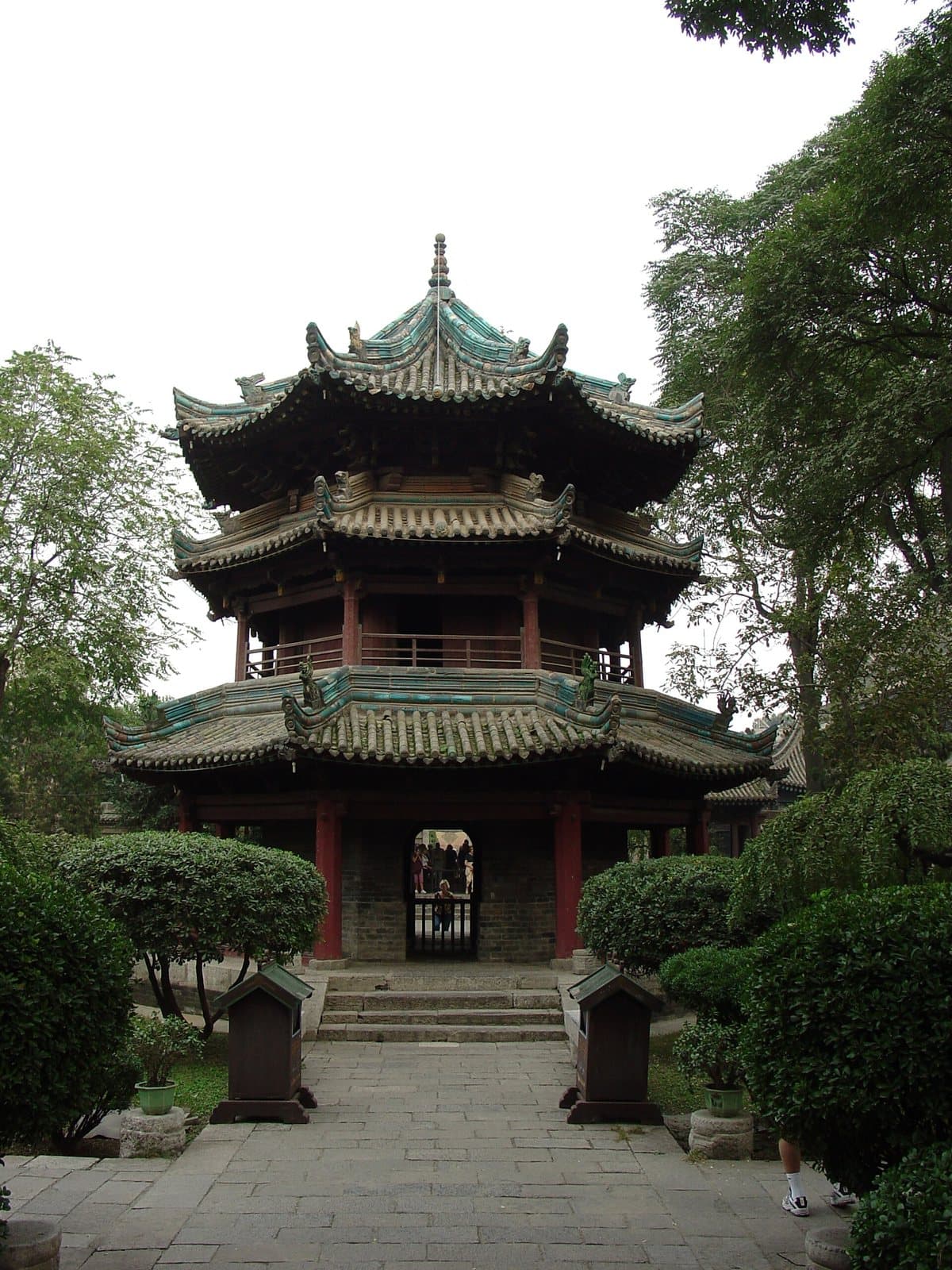 Chinese-style courtyards and halls at the Great Mosque of Xi'an — view 2