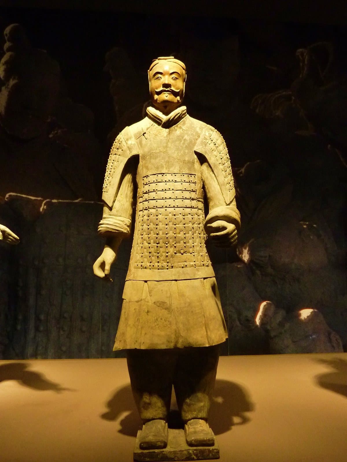 Terracotta Warriors displayed at Emperor Qinshihuang's Mausoleum Site Museum — view 2