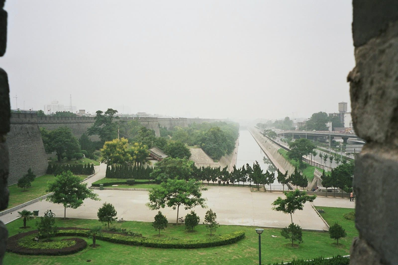 Ramparts and gate towers on Xi'an City Wall — view 1