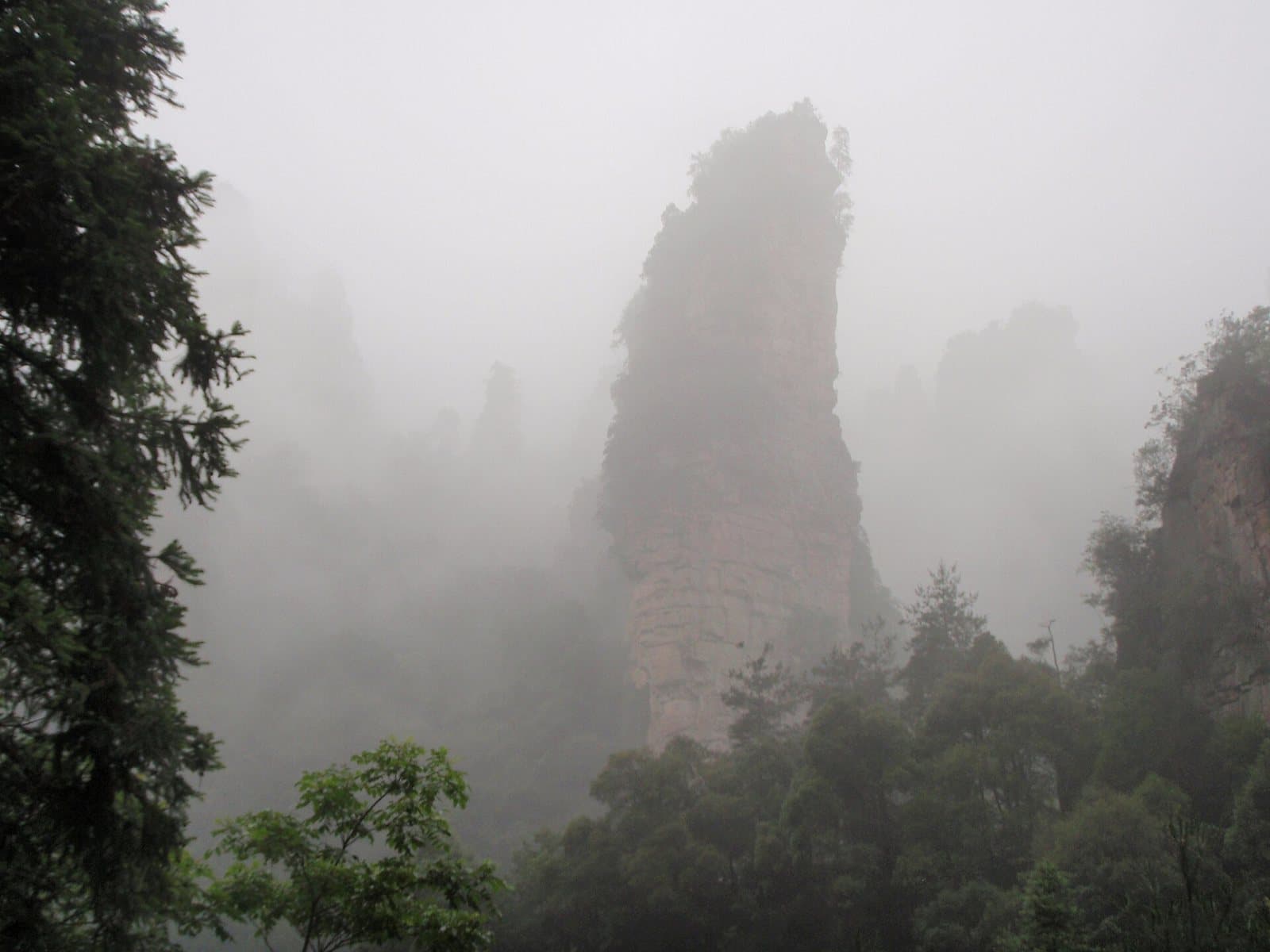 Sandstone peaks along Zhangjiajie's Ten-Mile Gallery — view 3