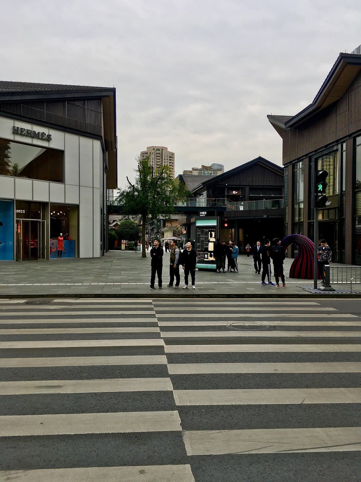 Modern shopping streets around Chunxi Road and Taikoo Li Chengdu — view 2