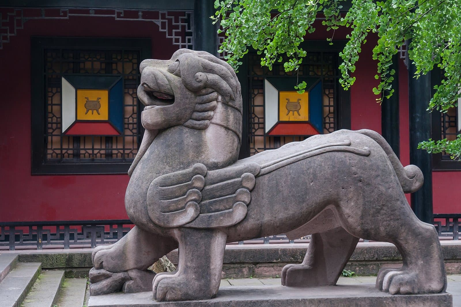 Gardens and traditional buildings at Du Fu Thatched Cottage — view 3