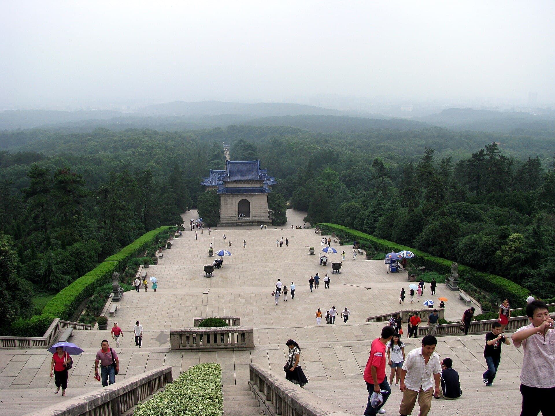 Sun Yat Sen Mausoleum — view 2
