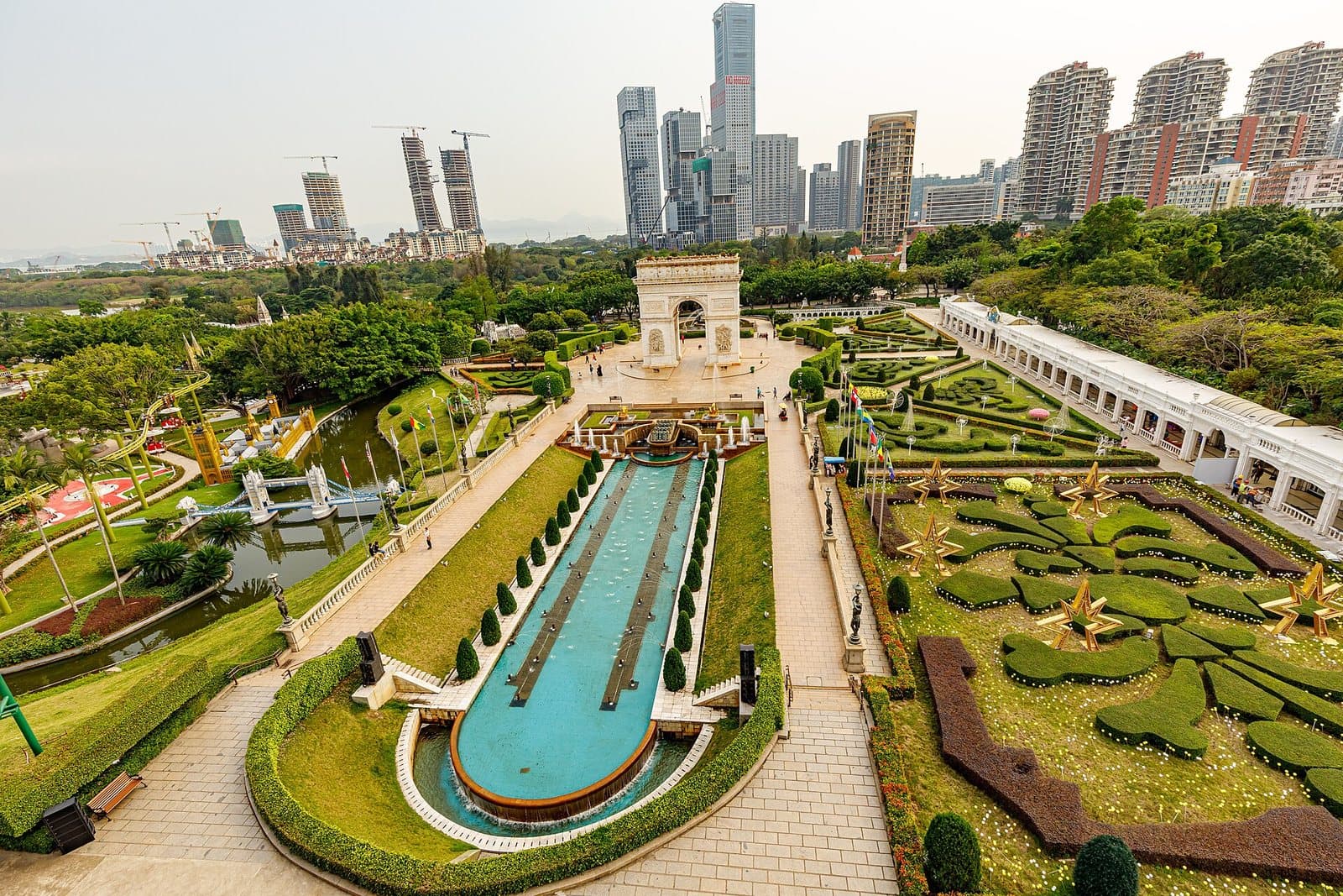 Miniature landmarks at Window of the World in Shenzhen — view 3